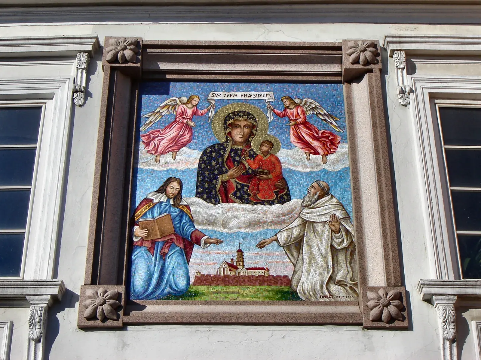 Black Madonna mosaic at Jasna Gora in Czestochowa