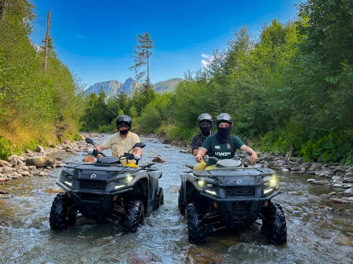 Quad bikes combined with a shooting range in Zakopane and thermal baths